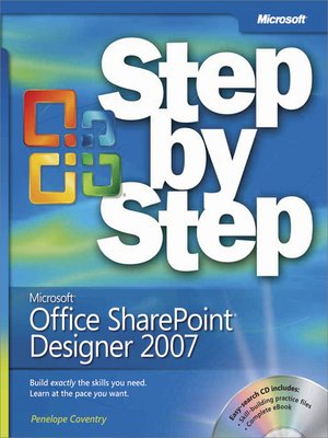 cover image of Microsoft Office SharePoint Designer 2007 Step by Step